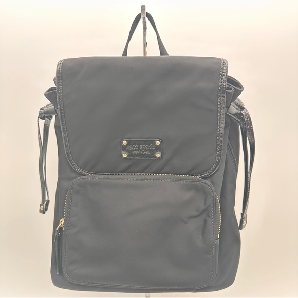 kate spade Handbags - Kate Spade Black Nylon Backpack Purse